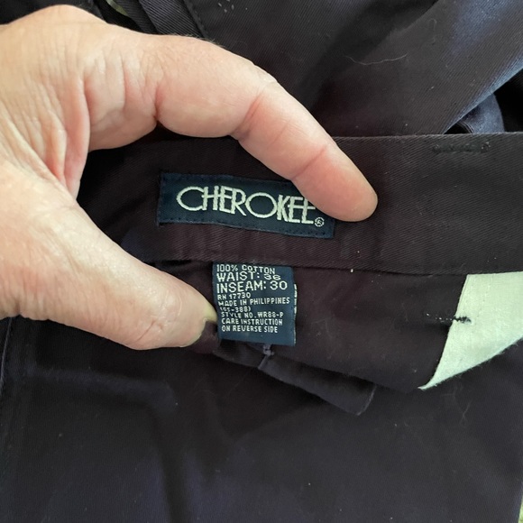 😀 CHEROKEE MEN 36/30 EXCELLENT CONDITION PREOWNED NAVY BLUE - Picture 7 of 8